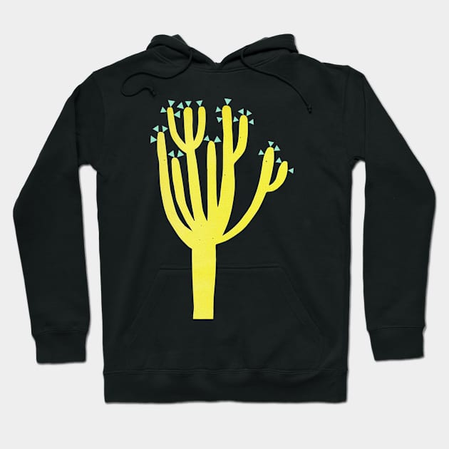 Modern Cactus Hoodie by Cassia